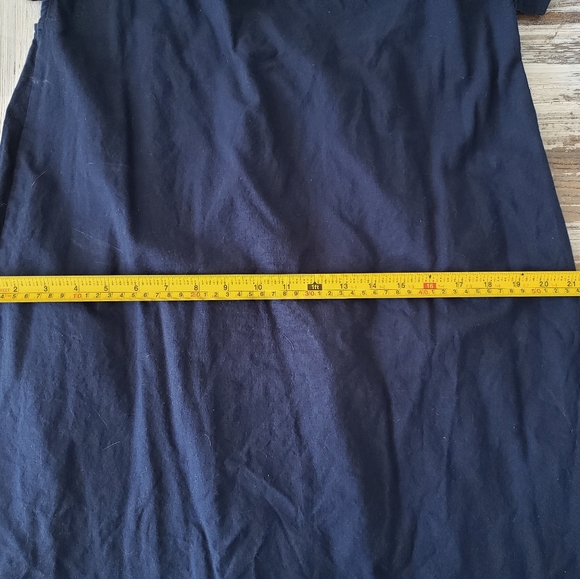 Asos tall navy open back linen mini dress - Picture 6 of 6